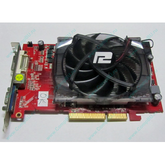 Б/У видеокарта 1Gb ATI Radeon HD4670 AGP PowerColor R73KG 1GBK3-P (Чехов)